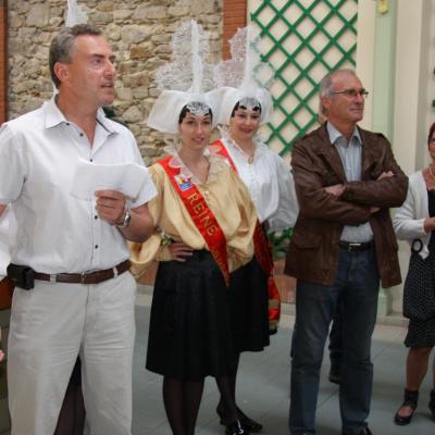 Remise des corbeilles - Marché des Halles centrales