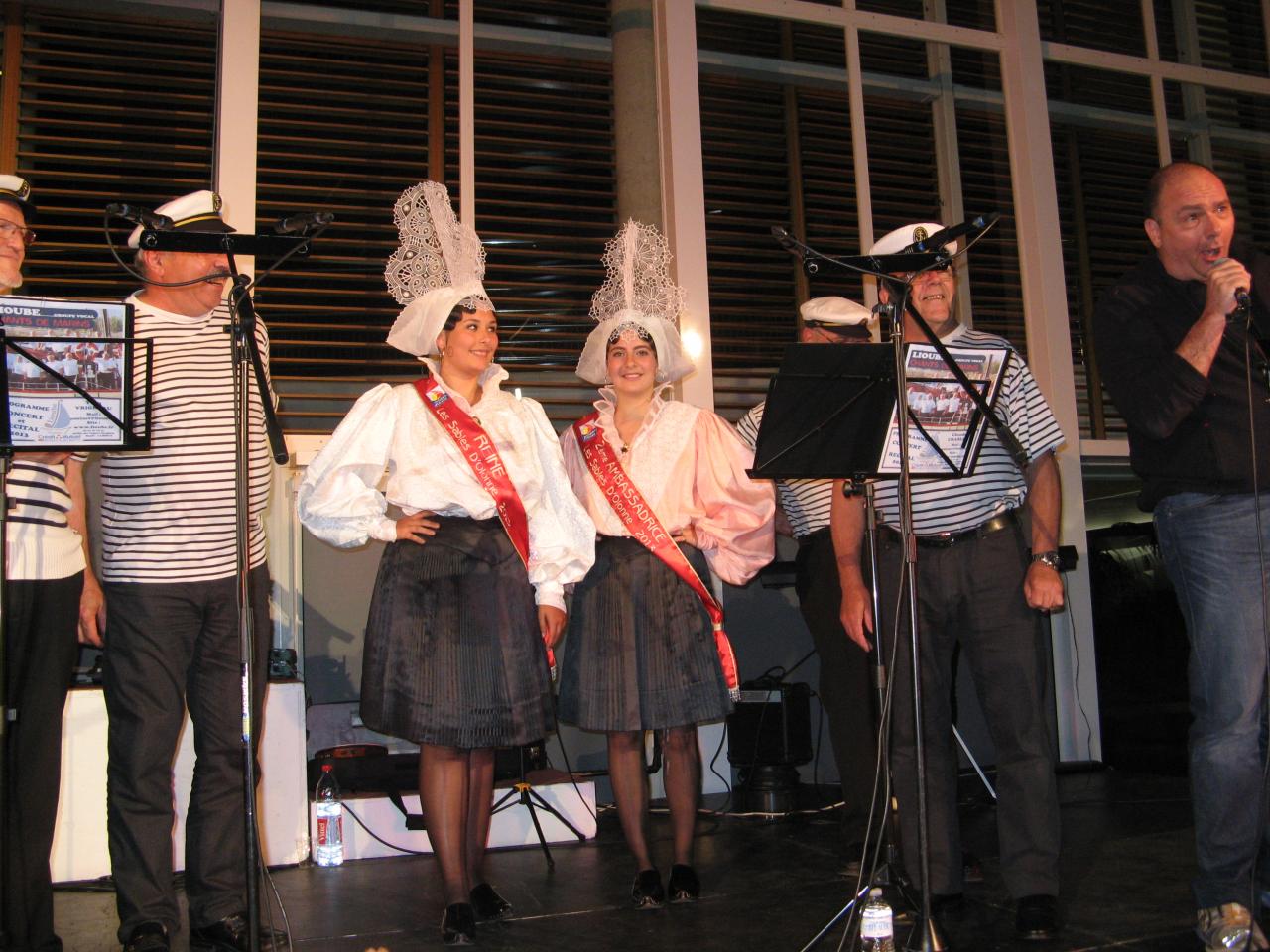 Avec le groupe vocal 
